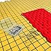 Blocking Mats for Knitting - Precise Grid with 1 inch Squares - Includes 100 T-Pins for Needlepoint and Crochet - Yellow…