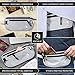 VENTURE 4TH Travel Money Belt - Slim Passport Holder RFID Blocking Travel Pouch to Protect Cash, Credit Cards and Travel Documents (Silver)