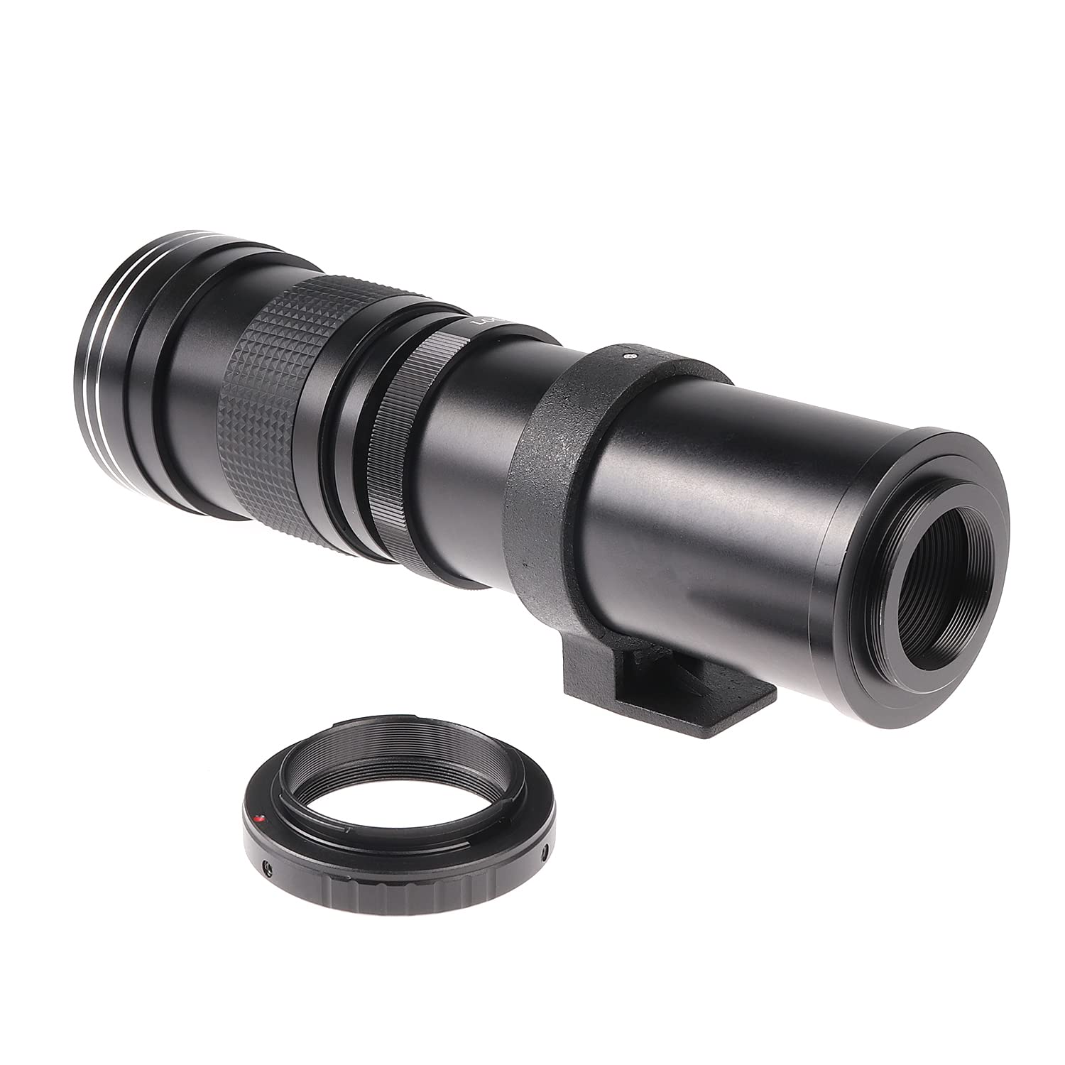 Hersmay 420-800mm F/8.3-16 Telephoto Zoom Lens Manual Focus Super Telephoto Lens For Nikon D500 D600 D610 D700 D750 D800 D810 D850 D3500 D5000 D5100 D5200 D5300 D5500 D5600 D7100 D7200 D7500 Cameras