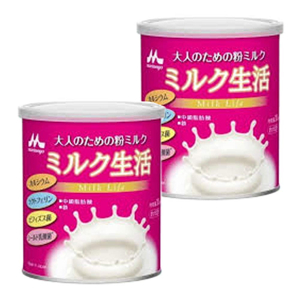森永乳業 大人のための粉ミルク ミルク生活 300g × 2缶商品画像