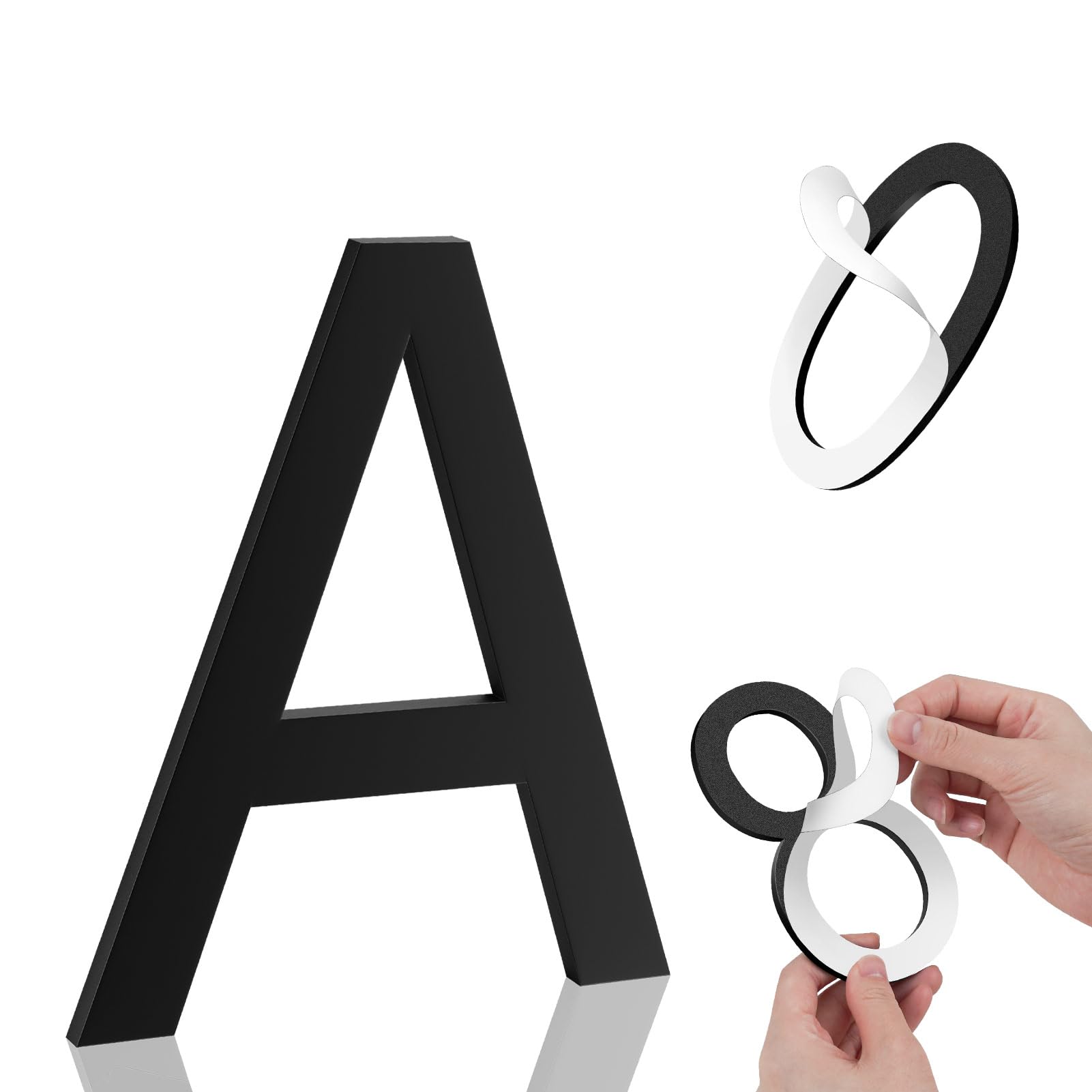 4 Inch House Numbers, Self-adhesive House Number
