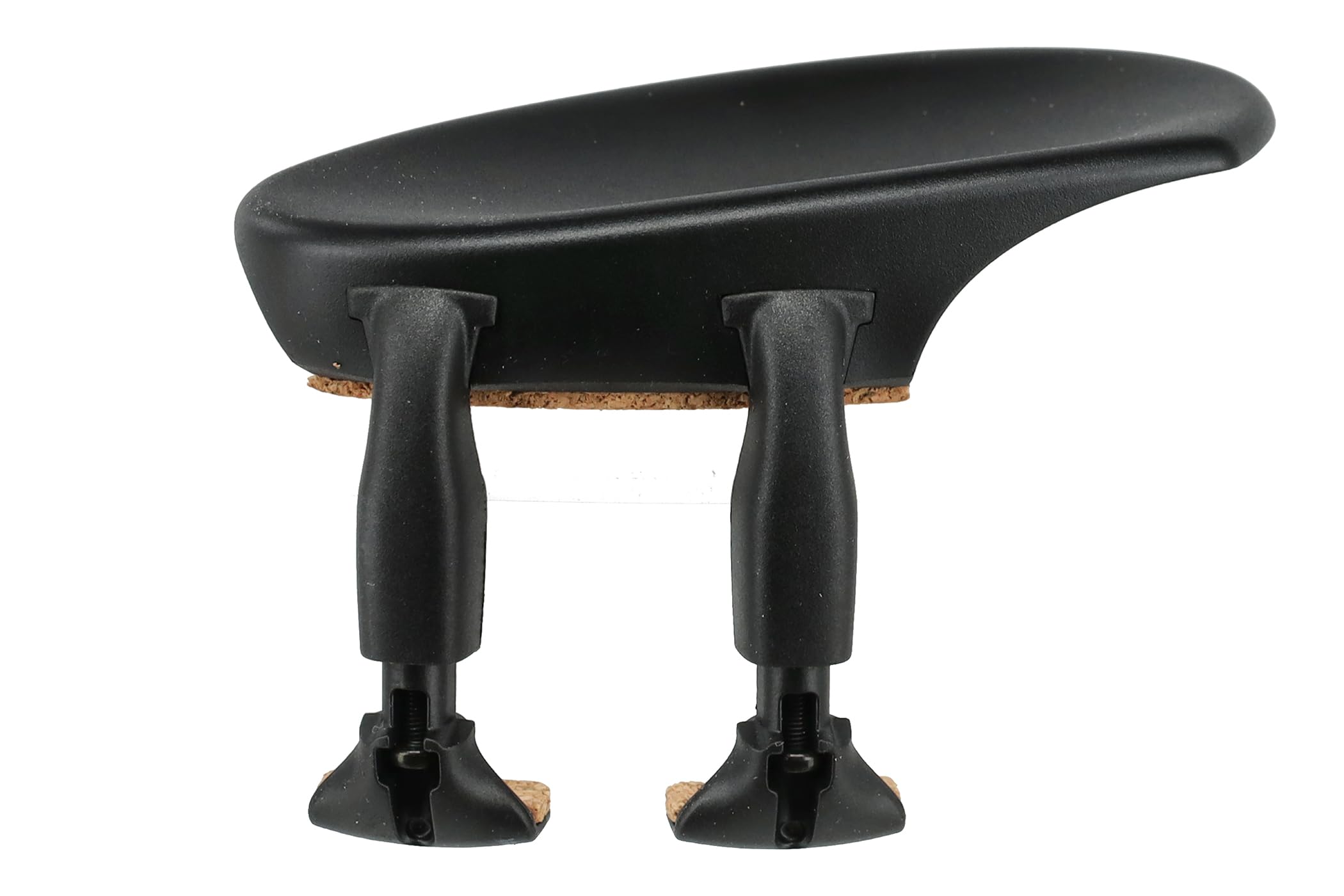 Wittner Chinrest, side-mounted chinrest Violin 1/2 - 1/4, high-tech plastic, anatomically shaped, allergy-tested, with screwdriver, black, Made in Germany, 250131