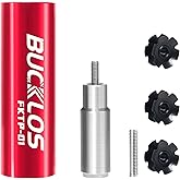 BUCKLOS Bike Fork Star Nut Setting Install Tool Kit for 1" 1-1/8" Fork Tube | Stainless Steel Bicycle Star Nut Installation Tool With Two Star Nuts and Spare Screw, Fit Threadless Fork Tubes and Headset