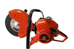 GOSANGOM Two Stroke Gas Concrete Cutting Saw, Gasoline Demolition Saw, Concrete Saws, Metal Concretee Cutting Saww and Blade, 6.8 HP