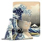 Fintie iPad 2/3/4 Case - 360 Degree Rotating Stand Smart Case Cover for Apple iPad with Retina Display (iPad 4th Generation), iPad 3 & iPad 2 (Automatic Wake/Sleep Feature) - Rough Sea