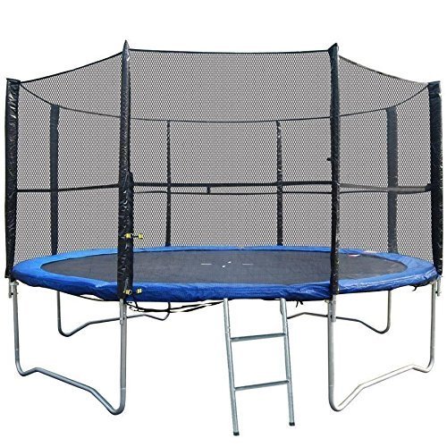 UPC 603441761211, Homgrace Trampoline, 10FT UV Proof Coating Trampoline With Safety Enclosure Protecting Net For Children Adults (10FT)