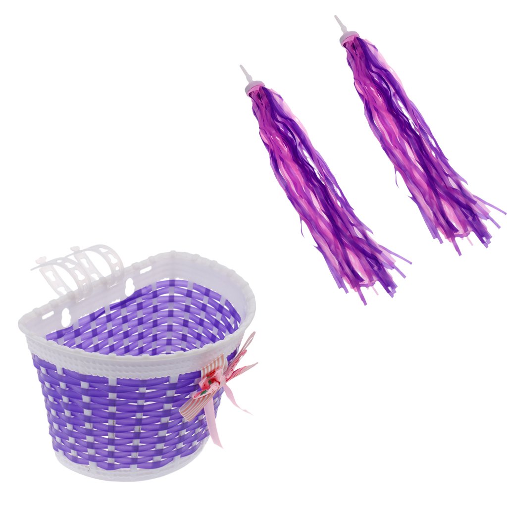 bike streamers and basket