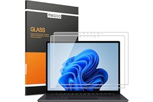 Megoo [2 PACK] Screen Protector for Surface Laptop 5/ Laptop 4 13.5 Inch,Tempered Glass/Easy Installation/Ultra Clear Screen, Compatible for Microsoft Surface Laptop 3/2/1