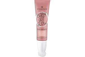 essence Baby GOT Glow Liquid Highlighter, No. 20, Purple, Defining, Express Result, Easy to Remove, Glossy, Vegan, Oil-Free, Paraben-Free, No Microplastic Particles, Pack of 10 ml