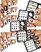 Pirate Theme Nail Art Water Tattoo Stickers Decals - Skulls, Crossbones, Cross Swords 5 Packs