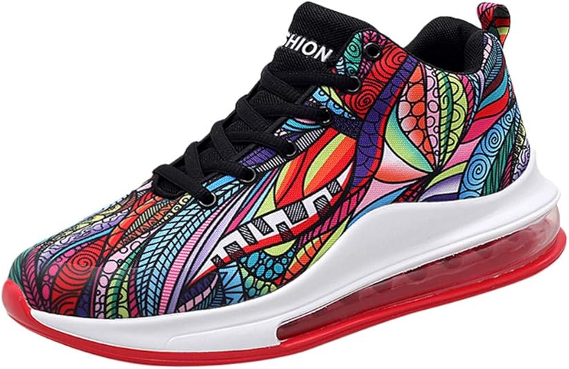 Amazon スニーカー メンズ 色の落書き レースアップシューズ カジュアル ランニングシューズ スポーツ 軽量 通気 紳士靴 クッション性 滑り止め 運動靴 通勤 通学 日常着用 ジョギング ジム トレーニング アウトドア ウォーキングシューズ フットサル