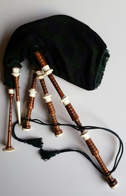 Cornemuse En Palissandre Marronne Simili Ivoire D Ecosse Amazon Fr Instruments De Musique