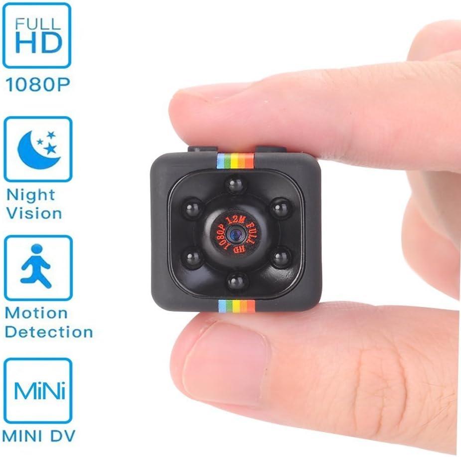 Mini Hidden Camera,1080P/720P Pocket Security Camera Sports DV with Night Vision Motion Detection Nanny Cam Home surveillance
