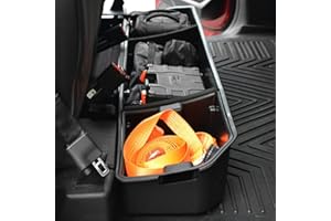 oEdRo Underseat Storage for Ford F150(2015-2026) SuperCrew/Crew Cab & F-250/350/450/550(2017-2026) Super Duty, Upgraded Rear F-150 Under Seat Storage Truck Organizer Tool Box