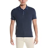 Onia mens Cotton Textured Knit Polo