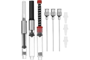 UPKOCH 3pcs Fountain Pen Ink Absorbers Set with Spring Converter for Standard 2.6 3.4mm Nibs, Ink Refill