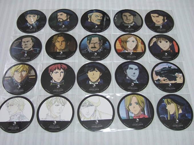 Amazon Co Jp 銀河英雄伝説 Die Neue These イゼルローンフォートレス コースター まとめて枚 ラインハルト キルヒアイス ヤン シェーンコップ ホビー 通販