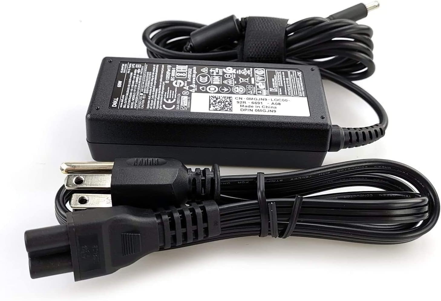 Photo 1 of New Genuine 65W AC Power Adapter Cord for Dell OptiPlex 3090 3080 3070 3060 3050 9020M 3020M D13U D10U D14U D09U D08U PC Desktop 19.5V 3.34A AC Power Supply Charger