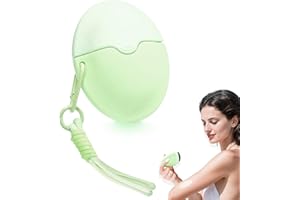 Pretysnow Sunscreen Applicator for Kids & Adults, Refillable Sunscreen Roller Applicator, BPA Free Sun Screen & Lotion Applicator with Soft Sponge, Summer Travel Essentials - Portable Washable (Green)