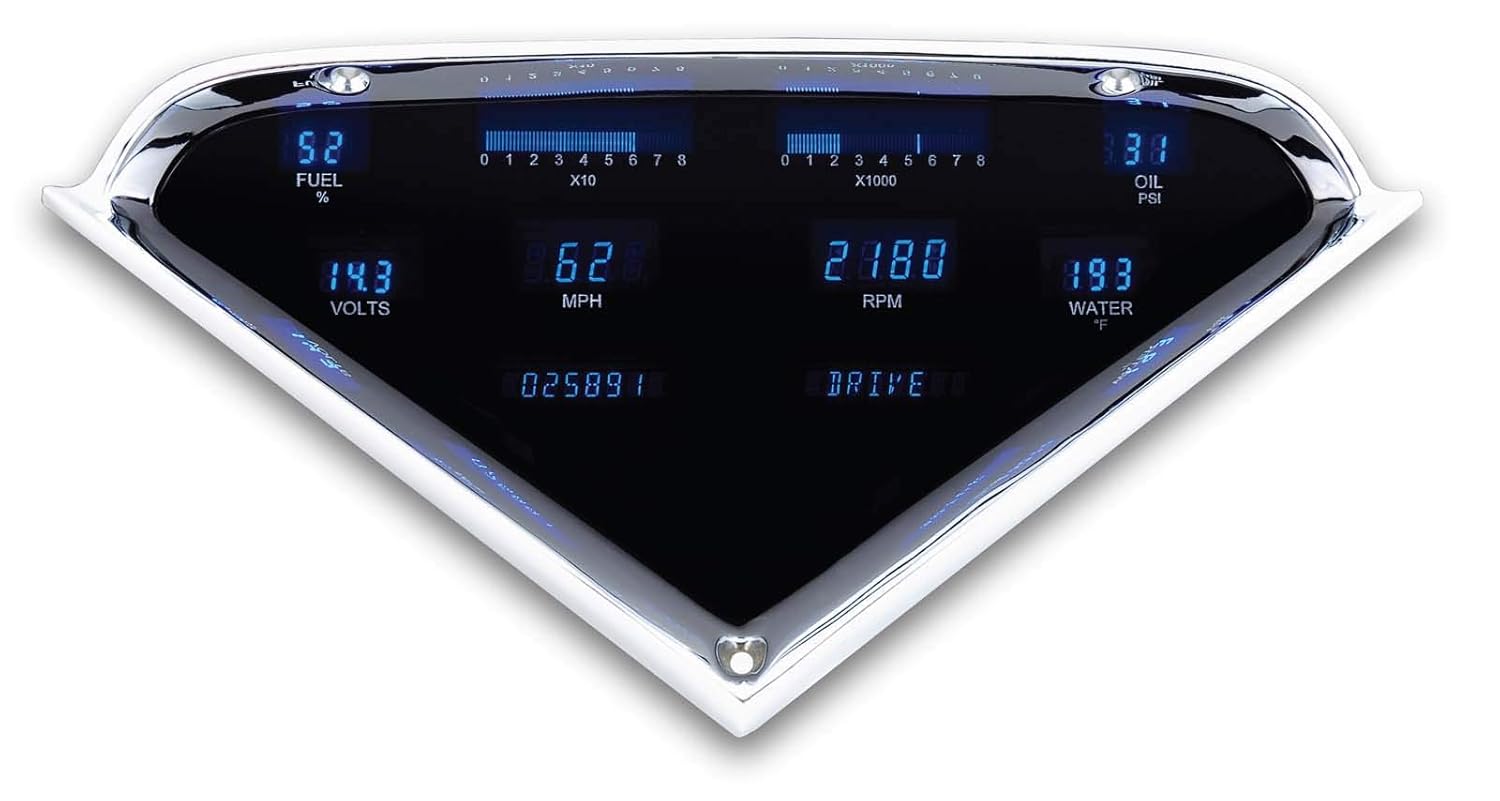 Dakota Digital 55-59 Chevy Truck Dash Gauges VFD3-55C-PU LS