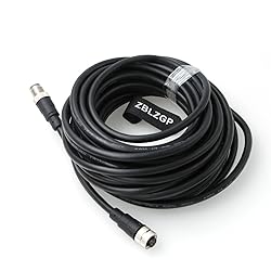 ZBLZGP M12 8 Pin A-Coding Male to Female Connector