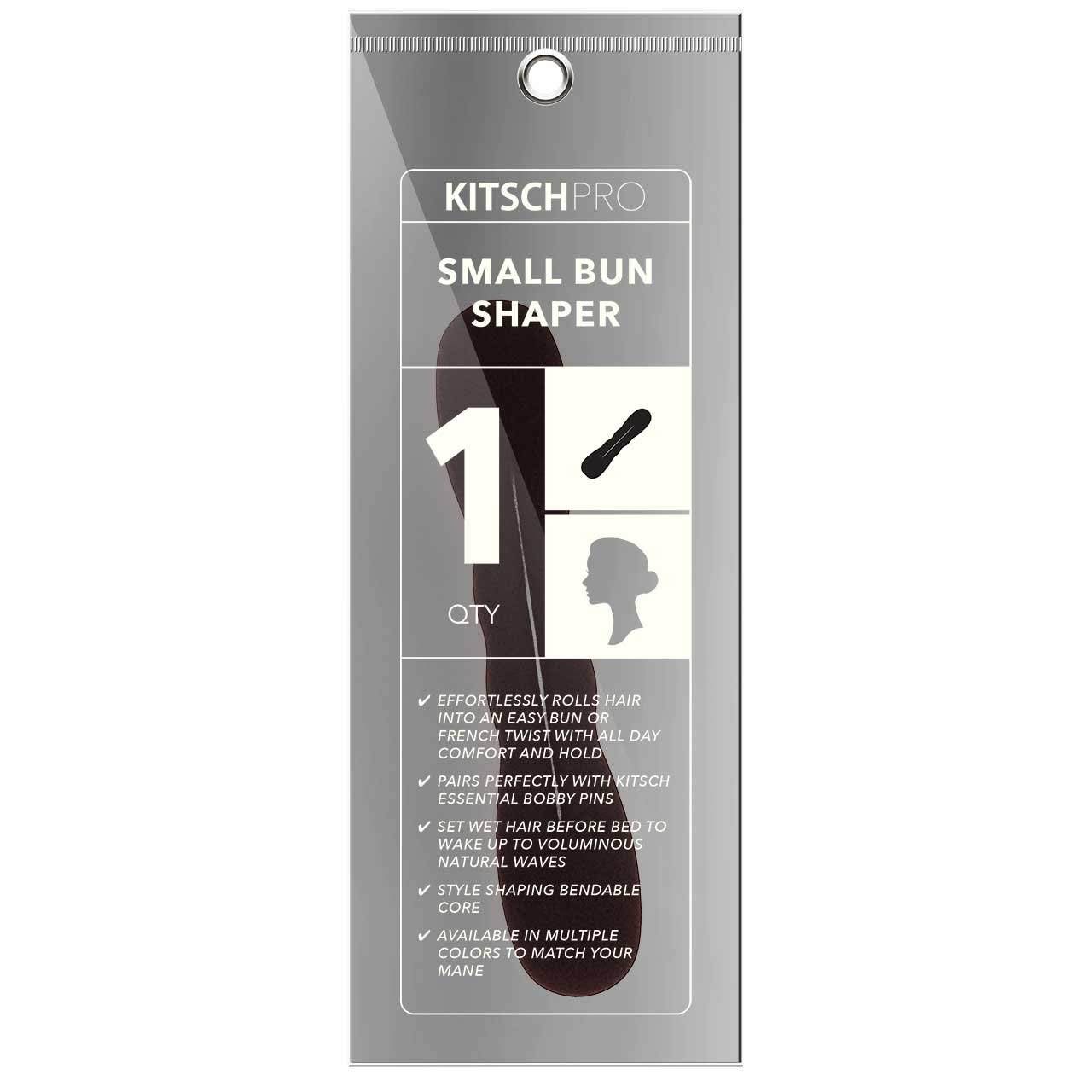 Kitsch Pro Bun Shaper and Heatless Hair Curler (Small, Brown): Beauty