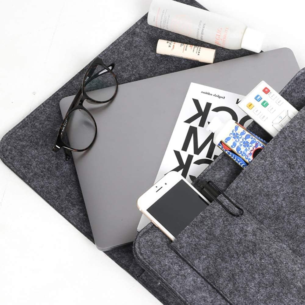 Esteopt Felt Bedside Storage Hanging, Bedside Storage Pockets Bunk Bed Storage Bag Bedside Organizer Caddy For Room (Black) - Image 3