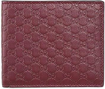 Amazon グッチ Gucci グッチ 財布 6148 メンズ 二つ折り 札入れ マイクログッチッシマ ダークレッド 並行輸入品 Gucci グッチ シューズ バッグ