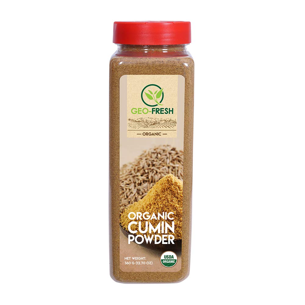 GeoFresh Organic Cumin Powder 440 Grams Grocery
