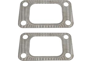 BULL BOOST PERFORMANCE 2X Pack T3 Turbo Turbocharger Inlet Gasket Flange Stainless Steel Turbine Garrett Precision Borg Warner