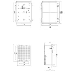 YETLEBOX Outdoor Waterproof Electrical Box Junction