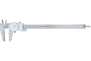 Mitutoyo 505-747 D12"TXW Dial Caliper, OD Carbide, 0.1"/Rev, 0"-12", 0.001", 11 Inches & Above