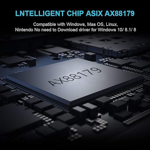 Ethernet Adapter USB to Network, Techkey USB to RJ45 Gigabit