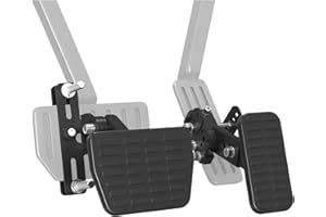 JETMILAI Gas Pedal Extender with Adjustable Length and Angle, Pedal Extenders for Short People, Universal Anti Slip Accelerator Pedal Extenders for Cars, Go Kart, Golf Carts, Ride on Toys