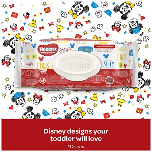 6 HUGGIES+Simply+Clean+Unscented+Wipes