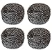 Hulless 1.5 oz Stainless Steel Sponges Kitchen Scouring Cleaners 6 Pcs Cleaning Ball Scouring Pads for Kitchen Utensil Cleaning.