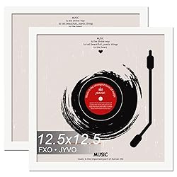 Fxojyvo Vinyl Record Frame for the Wall Display
