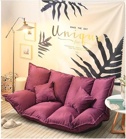 Lazy Couch Double Folding Sofa Bed Japanese Floor Chair With
