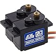 AGFRC Sub-Micro RC Servo Motor - Upgrade Metal Gear 8g 1kg 0.075Sec high Speed Coreless Digital Drift Racing Servo for 1/28 RC Cars Airplanes(B05CLS)