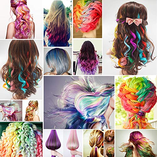 Dreamlover 24 Pack Curly Colored Hair Extensions Clip In Import