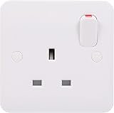 Schneider Electric Lisse White Moulded Double Pole 13A Switched Power Socket view 1
