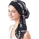 BELLESHOW Chemo Headwear Turbans for Women, Cancer Head Scarf, Headwear Coverings Caps, Head Wraps for Cancer Patients