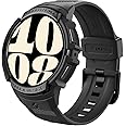 Spigen Rugged Armor Pro Designed for Samsung Galaxy Watch 6 40mm Case with Band, Rugged Galaxy Watch Band with Protective Case (2023) - Black