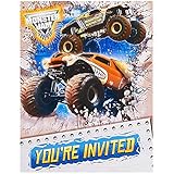 Monster Jam Party Supplies - Invitations (8)