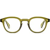 Peepers by PeeperSpecs mens Asher Round Blue Light Blocking Glasses