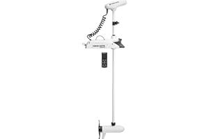 Minn Kota Riptide Terrova Bow-Mount Electric Trolling Motor with GPS, Spot-Lock – 80 Lb. Thrust, 60 in. Shaft, Saltwater