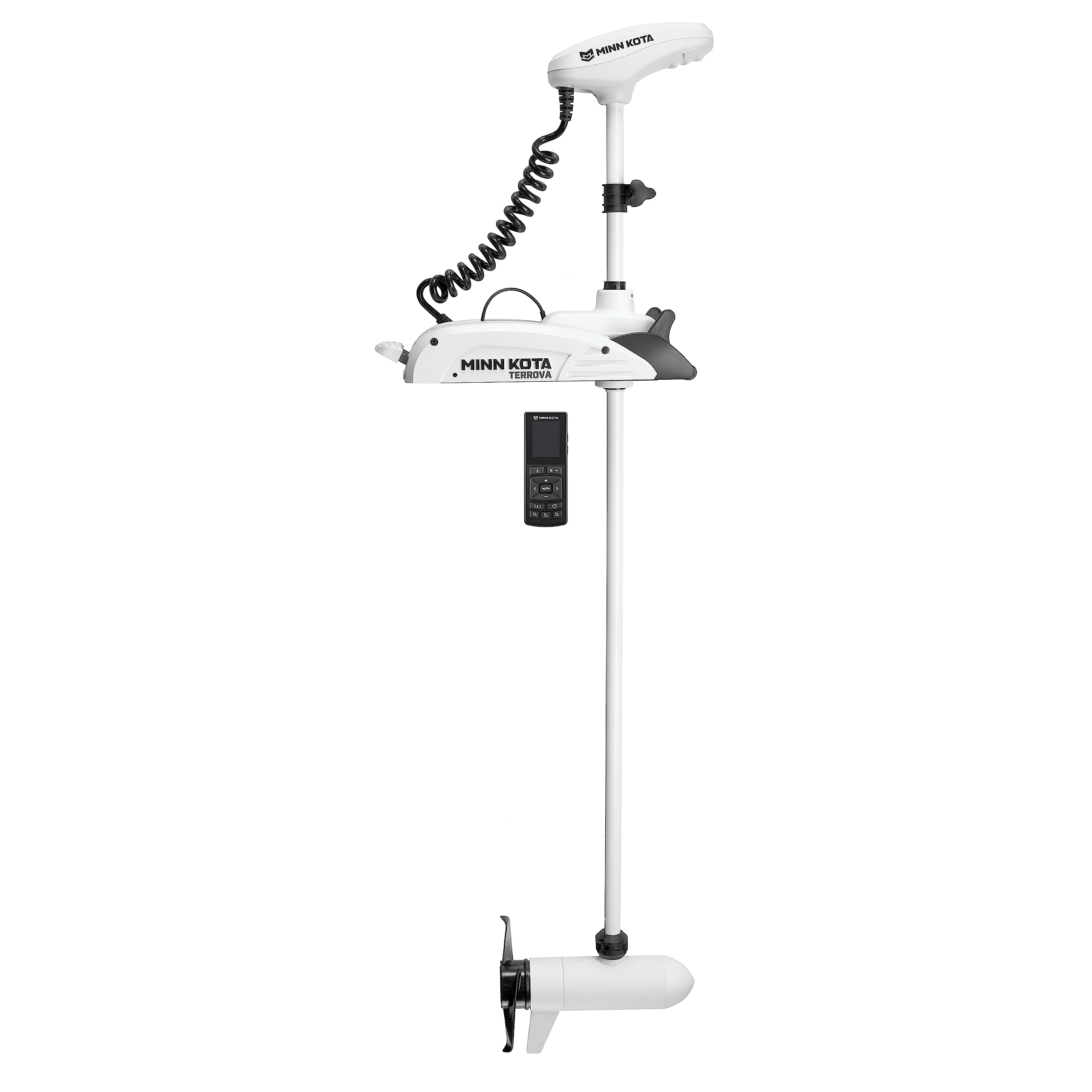 Photo 1 of Minn Kota Riptide Terrova Bow-Mount Electric Trolling Motor with GPS, Spot-Lock – 80 Lb. Thrust, 60 in. Shaft, Saltwater