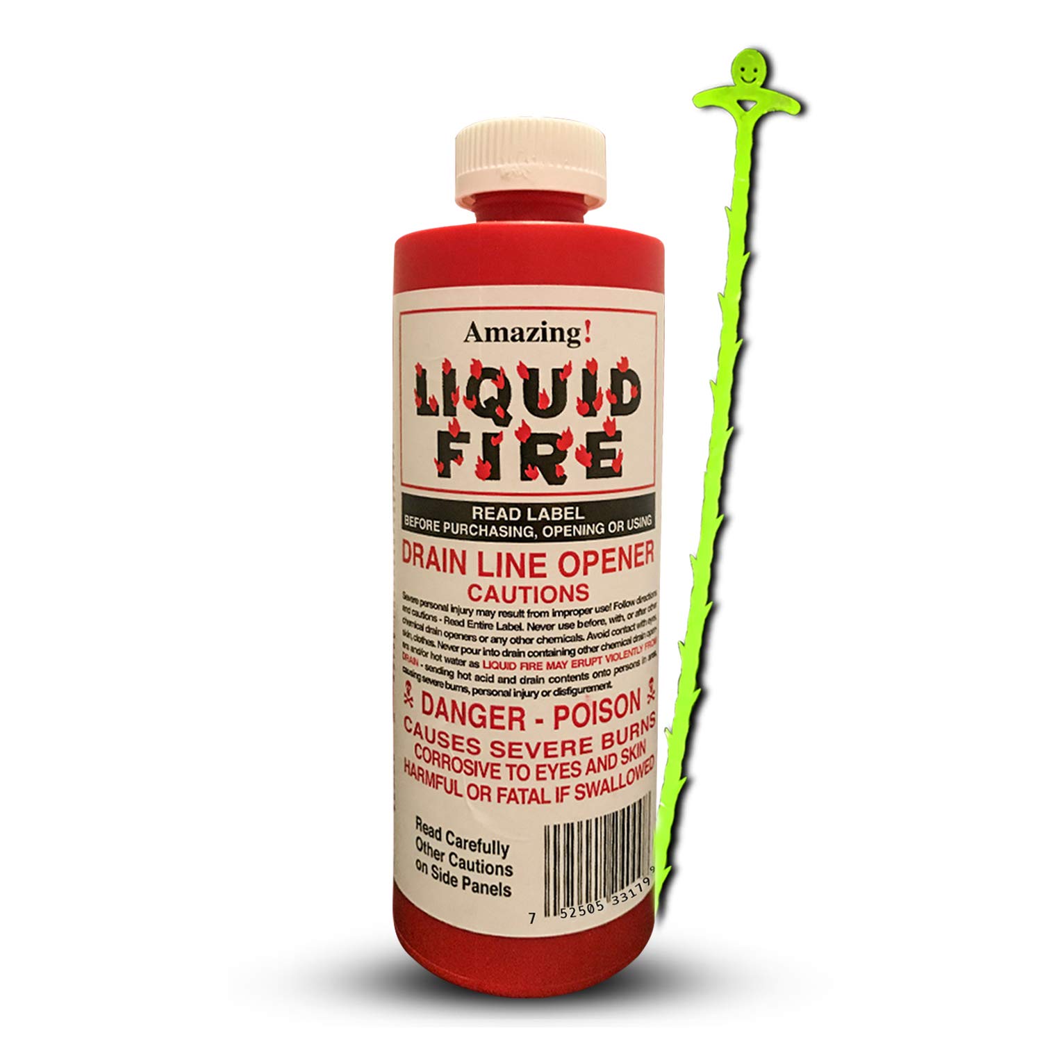 Buy Liquid Fire Drain Opener 32 Ounce with Centaurus AZ Drain Snake for