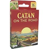 CATAN On The Road Card Game | Build Trade &amp; Settle Anywhere, Portable Travel Game, Family Fun for Kids &amp; Adults, Ages 10+, 3-4 Players, 15 Minute Playtime