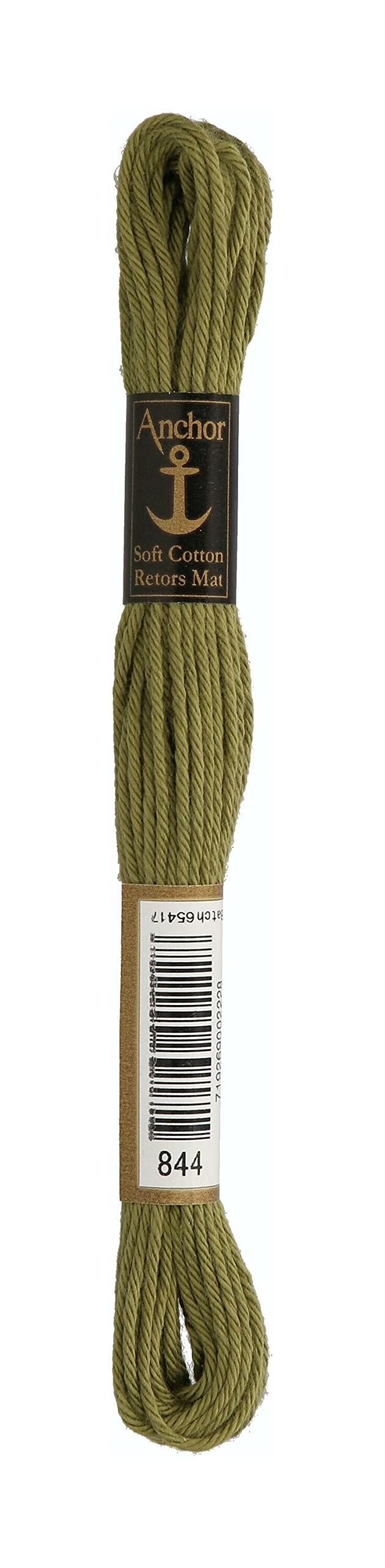 ANCHOR Embroidery Threads Matt Embroidery Thread, Run Length: 10M goldoliv